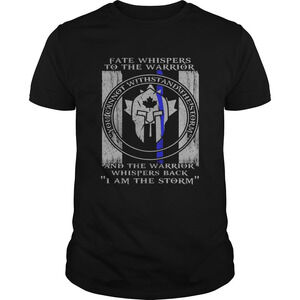 Fate Whispers To The Warrior Police Canada Flag Shirt